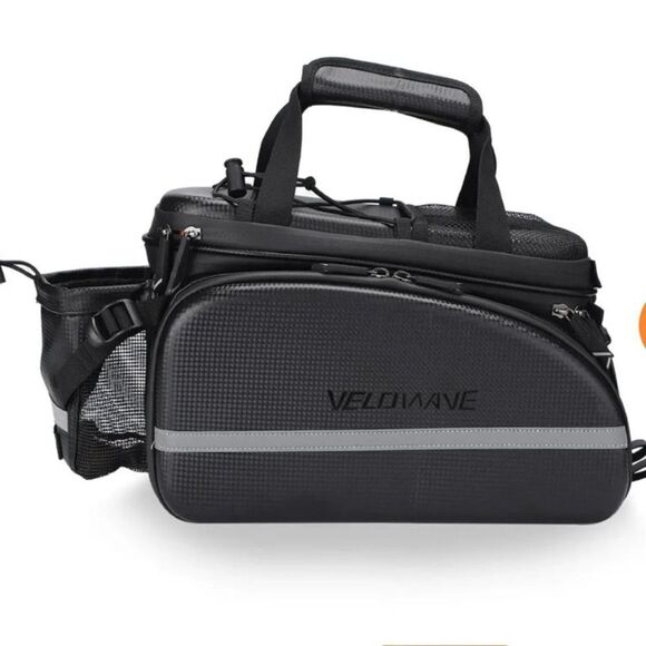 VELOWAVE Waterproof Trunk Bag BLACK‎ Nwt - Picture 3 of 9